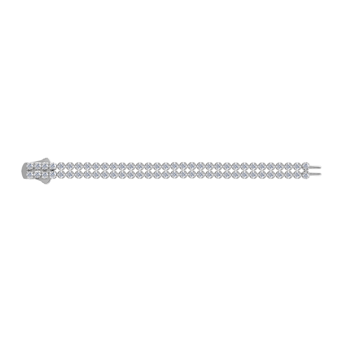 Lắc đính đá CZ vàng 10K Luci RD 1.75-2C W 16
