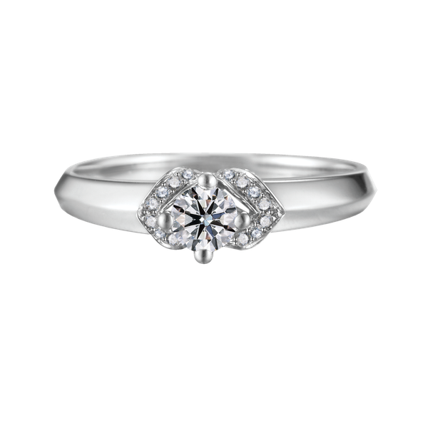 Nhẫn nữ kim cương tấm vàng 14K Marier N 2C