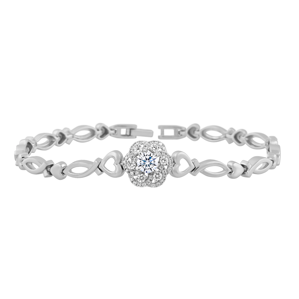 Ổ Lắc kim cương tấm vàng 14K Naiya 3C