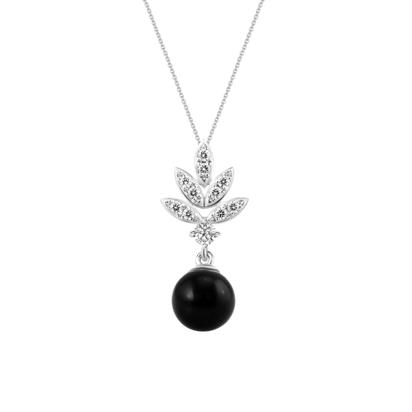 Mặt đính đá Onyx vàng 10K Tasteful N Ony