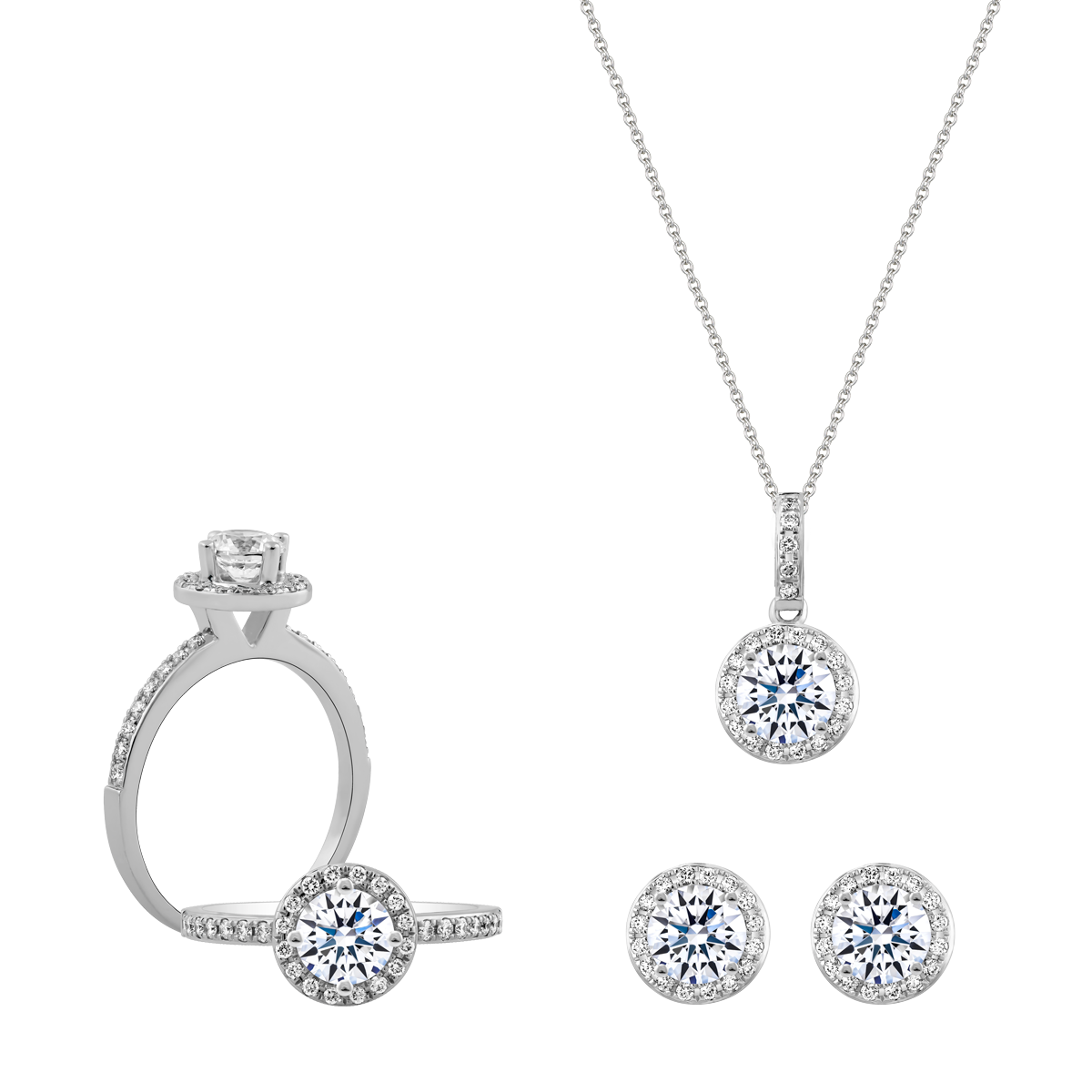 Bộ Trang Sức Evoke N GIA 3C