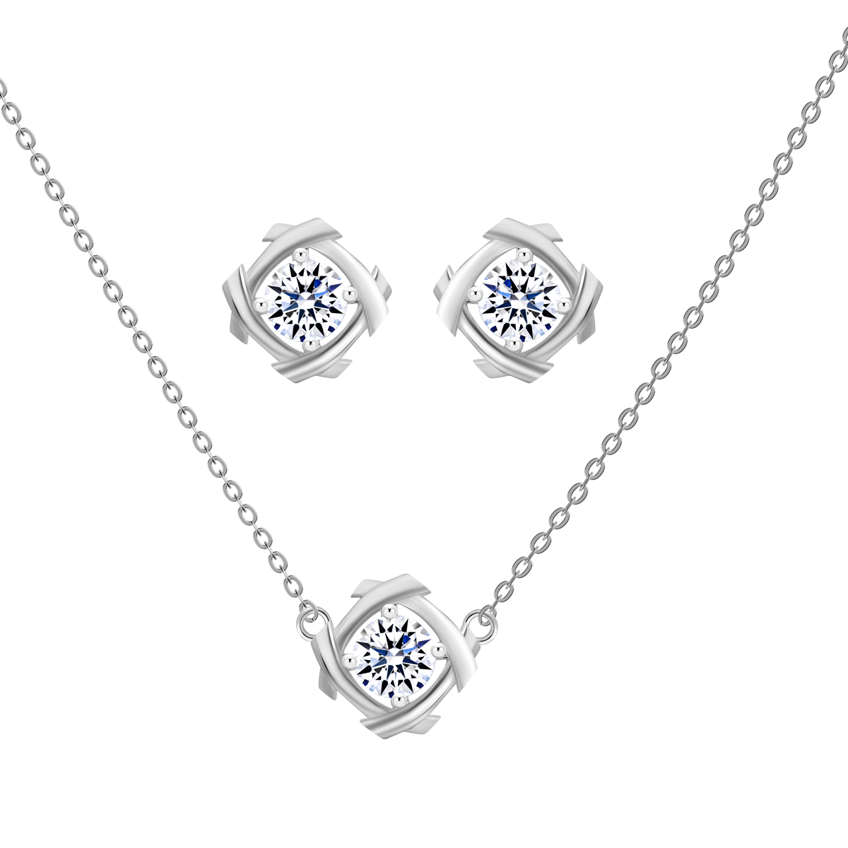 Bộ Trang Sức Fullnest GIA 3C