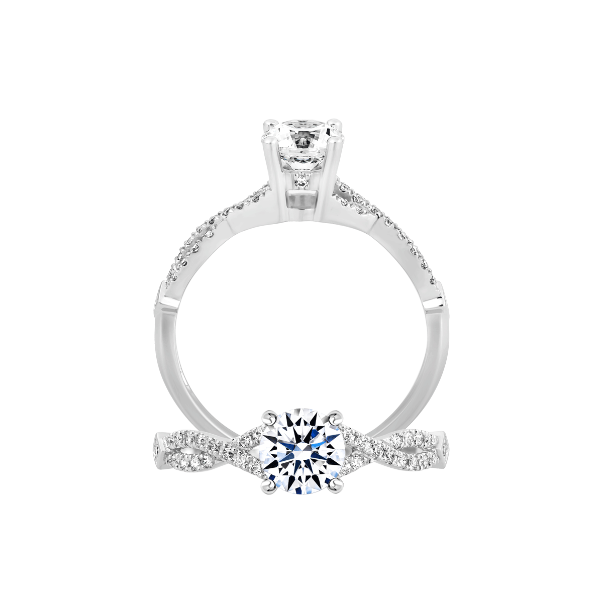 Nhẫn nữ đính đá CZ vàng 10K Zemory 5C