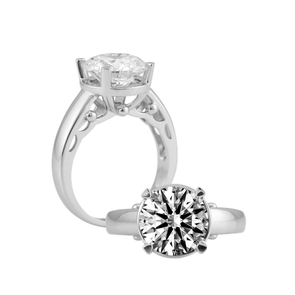 Nhẫn nữ đính đá CZ vàng 14K Amarina 1CT