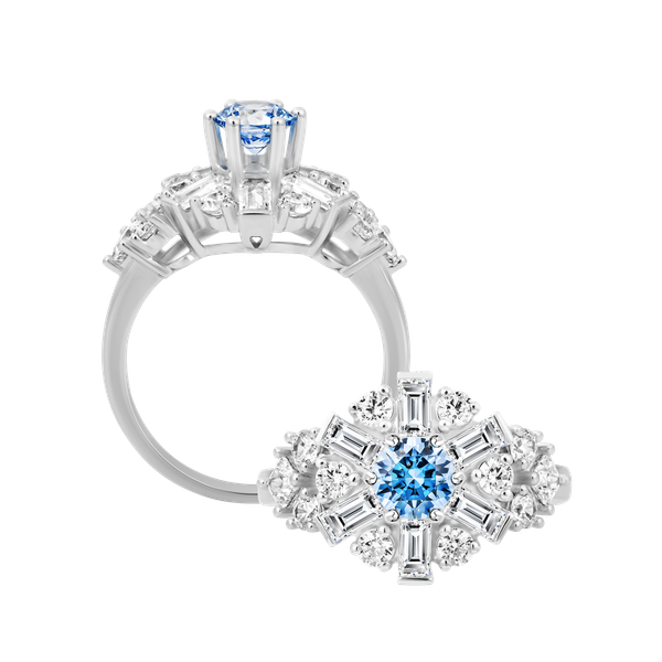 Nhẫn nữ đính đá CZ vàng 14K Brighty FBL 5C