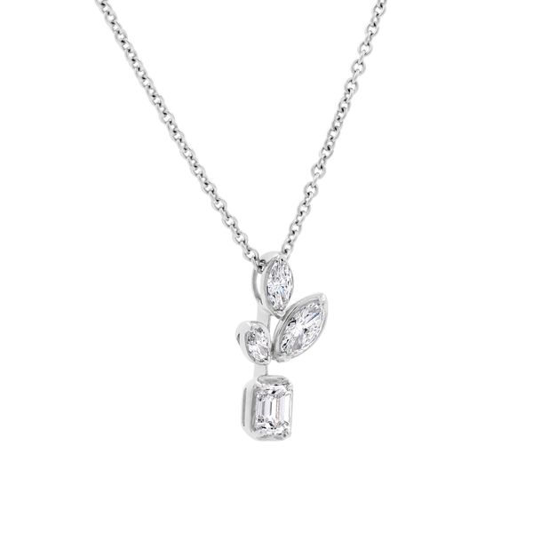 Dây liền mặt kim cương viên vàng 18K Jena A053 TD