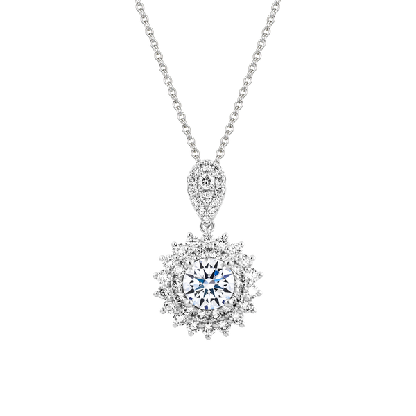Ổ mặt kim cương tấm vàng 14K Bailee N 1.5CT