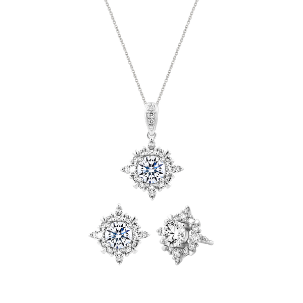 Bộ Trang Sức Glare GIA 3C