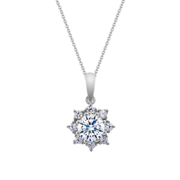 Mặt kim cương tấm vàng 14K Elissa N 5C