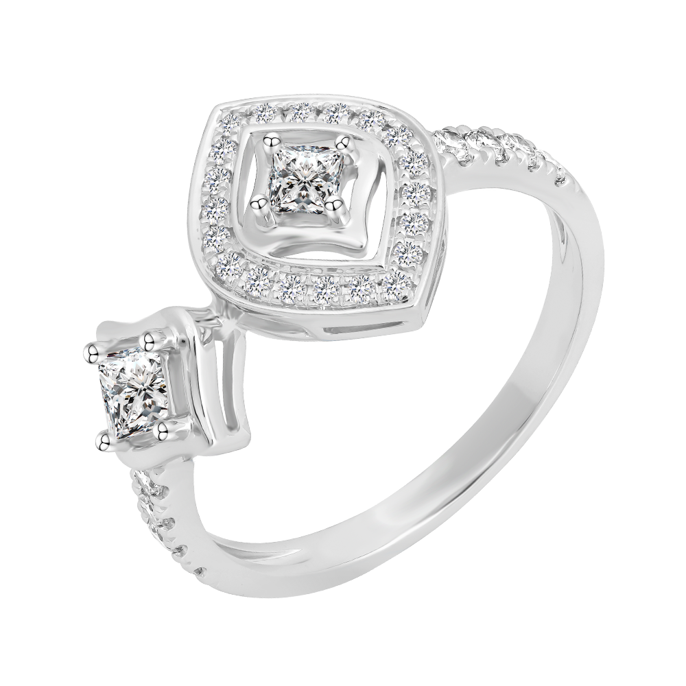 Nhẫn nữ đính đá CZ vàng 14K Kusum PR