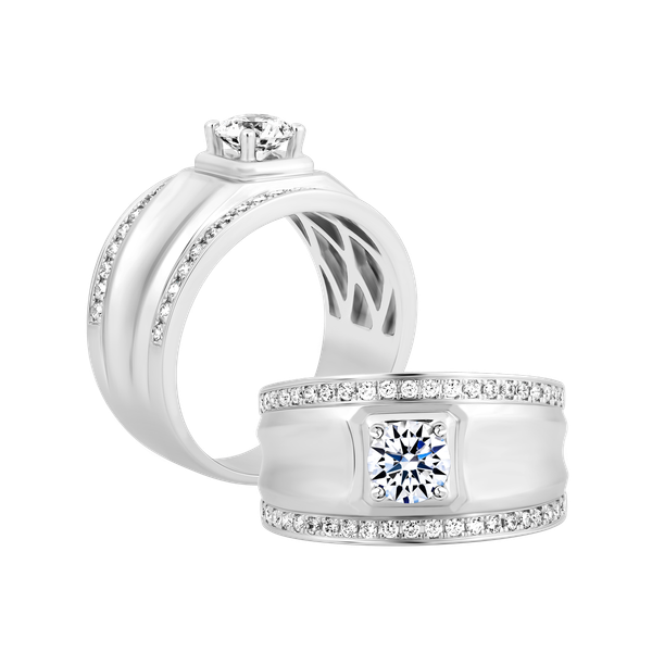 Nhẫn nam đính đá CZ vàng 10K Zenvo 5C W