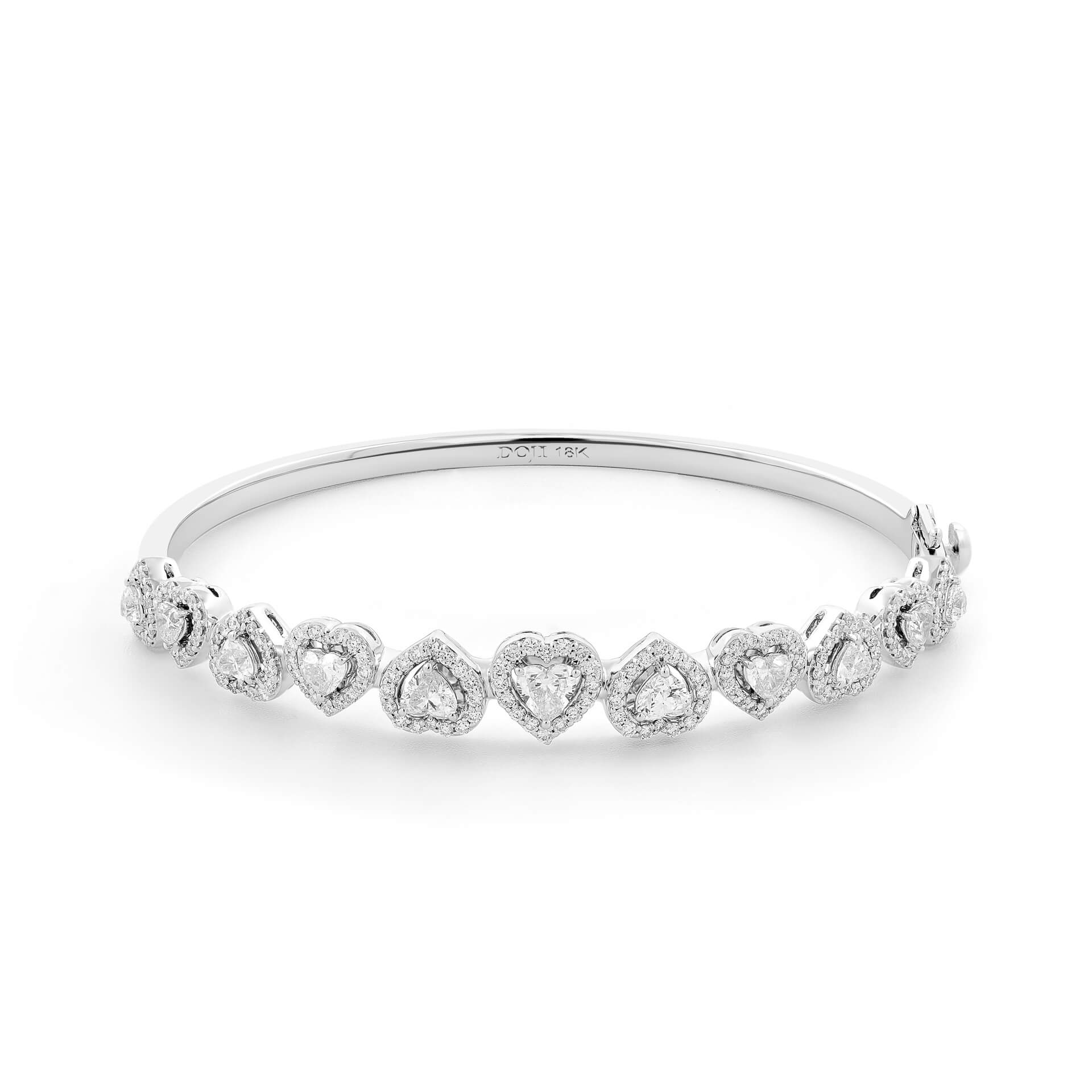 Vòng đeo tay kim cương viên vàng 18K Jena A785 TD