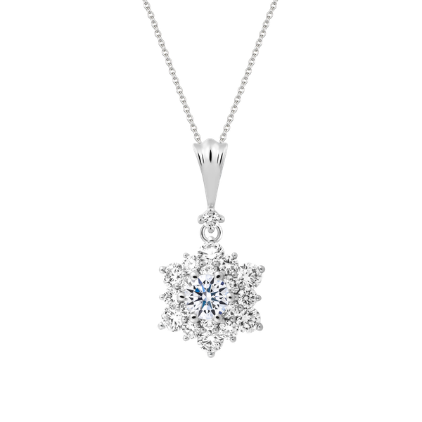 Ổ mặt kim cương tấm vàng 14K Baladan N 5C