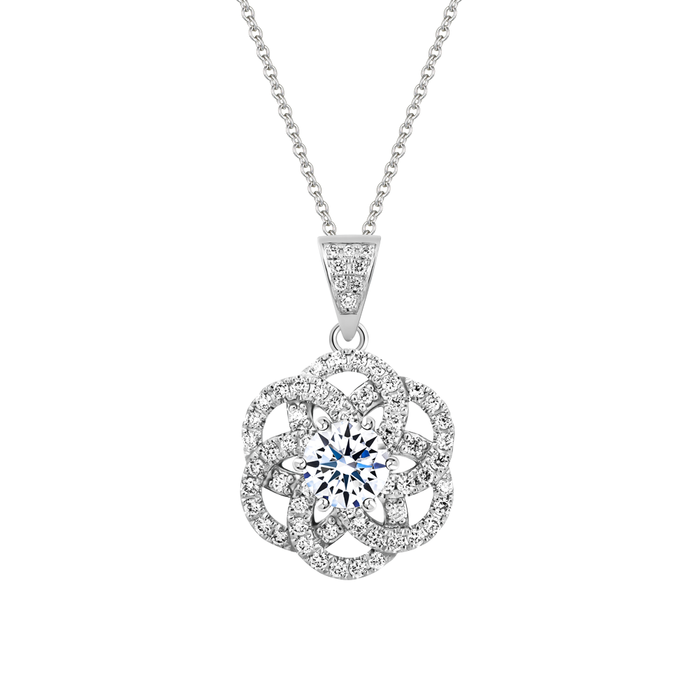 Mặt kim cương tấm vàng 14K Sincere 5C