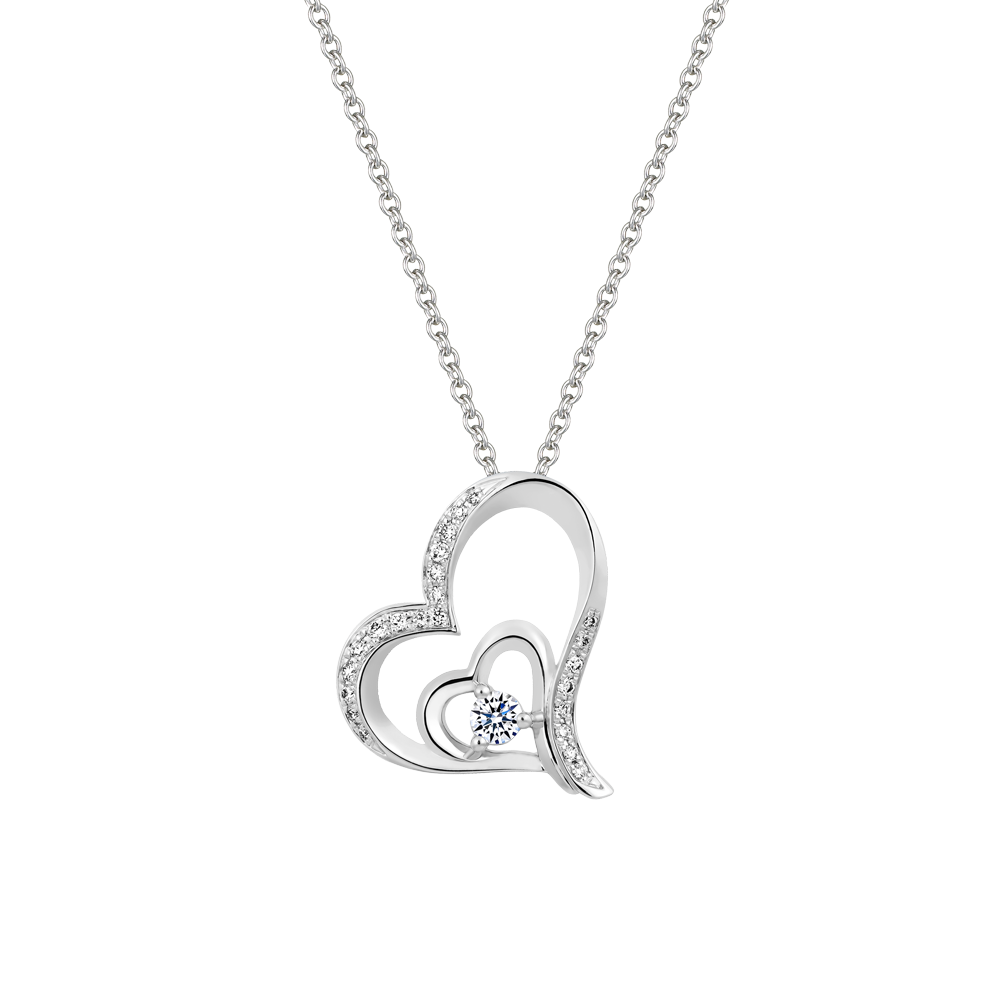 Mặt kim cương vàng 14K Passion 5p