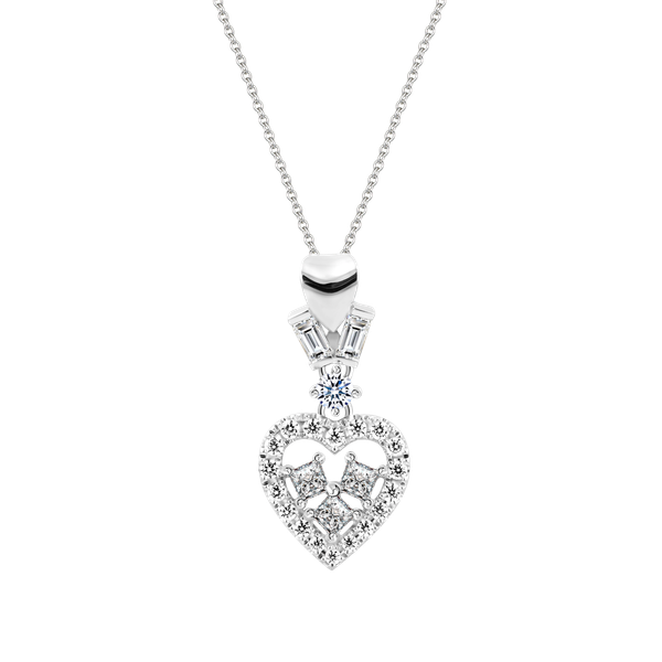 Mặt đính đá CZ vàng 14K Comprite