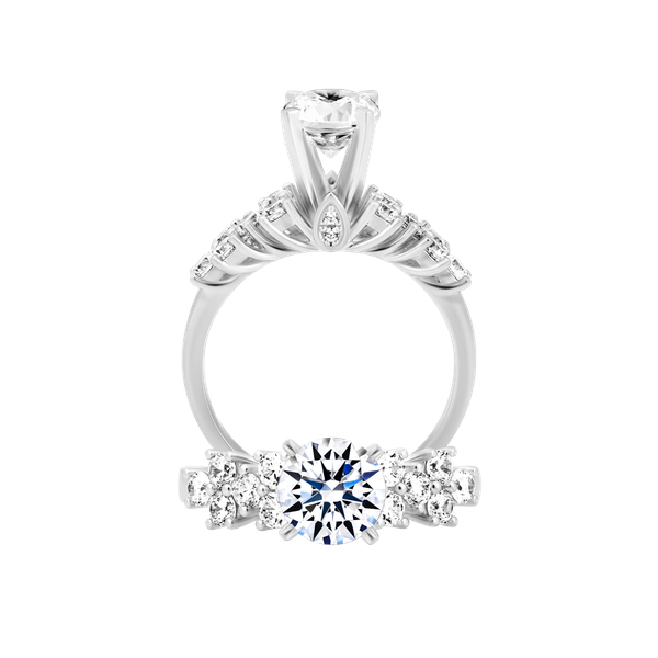 Nhẫn nữ đính đá CZ vàng 14K Catherine V2 1CT