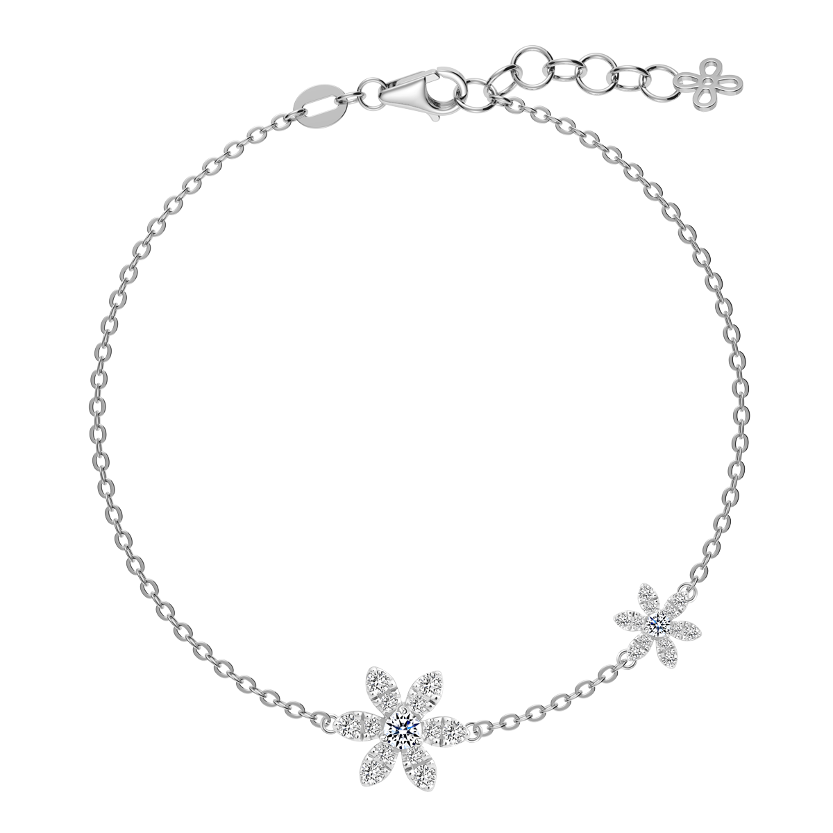 Dây tay kim cương viên vàng 14K Lavia