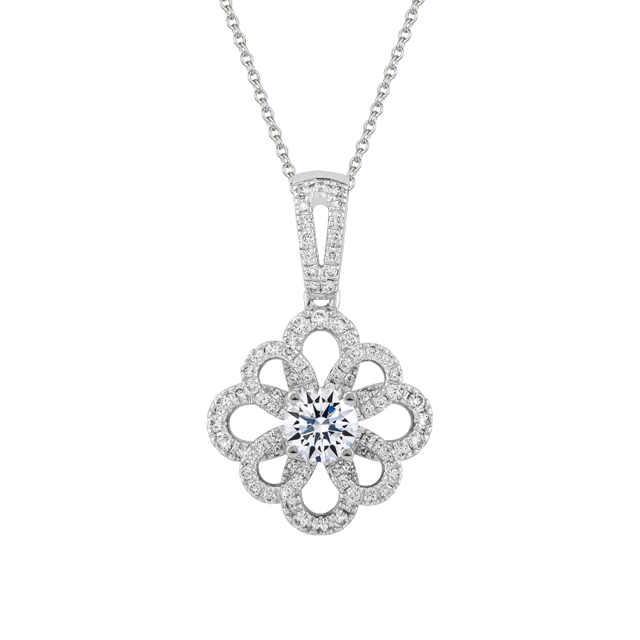 Mặt kim cương tấm vàng 14K Yardly B 5C GVPD0045716