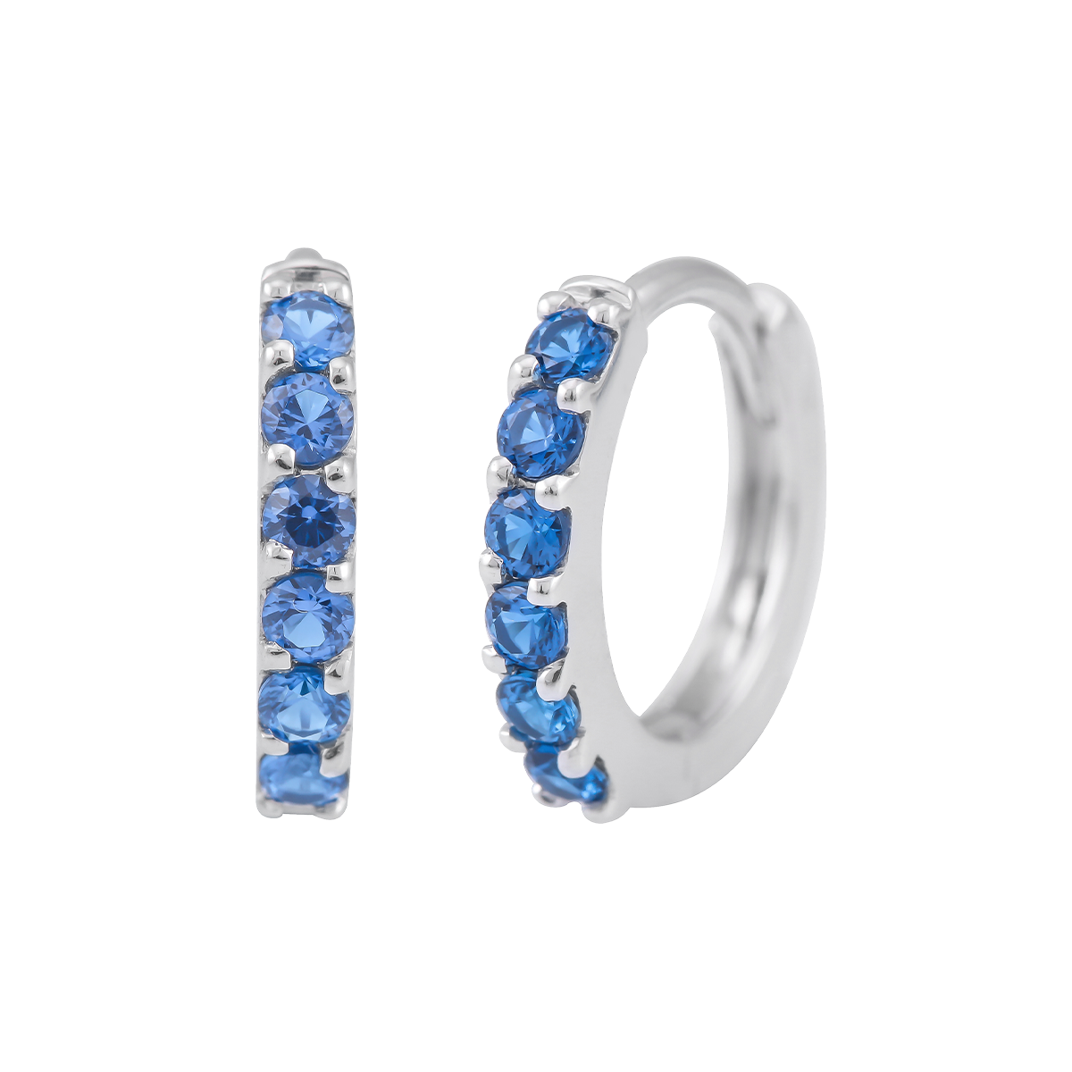 Hoa tai đính đá CZ vàng 10K Simple N FBL