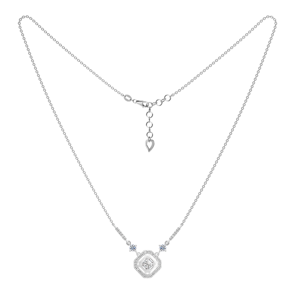 Dây liền mặt đính đá CZ vàng 18K Guardy 2