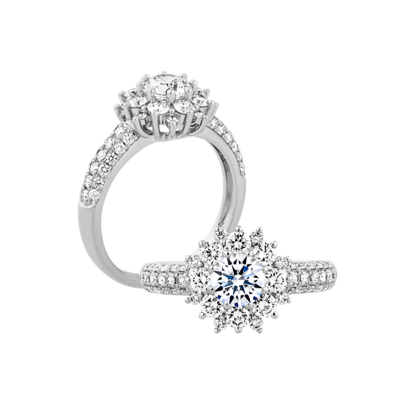 Nhẫn nữ kim cương viên vàng 14K Harrow N2 GIA 3C