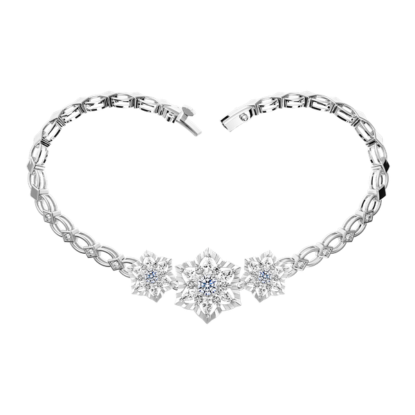 Lắc đính đá CZ vàng 14K Ferity 2C