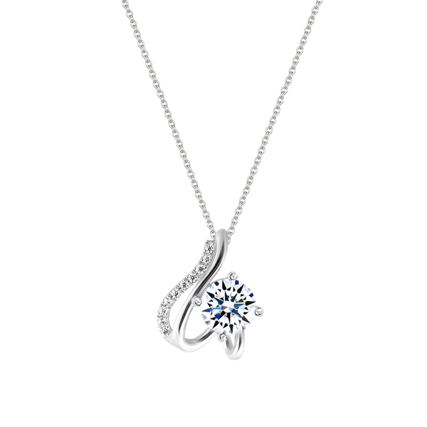 Mặt đính đá CZ vàng 10K Winding N 1CT