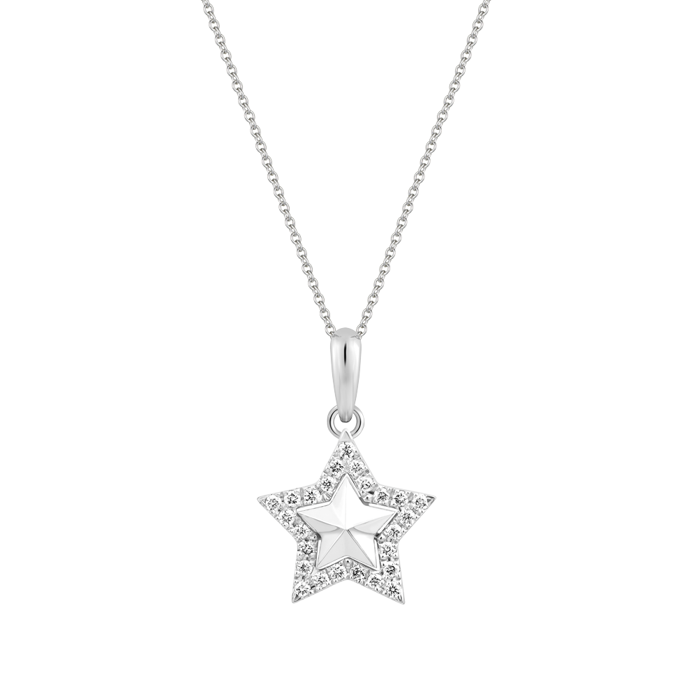 Mặt kim cương viên vàng 14K Staring