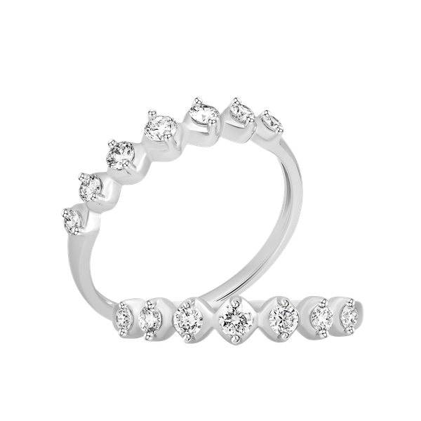 Nhẫn nữ kim cương viên vàng 14K Riho TD