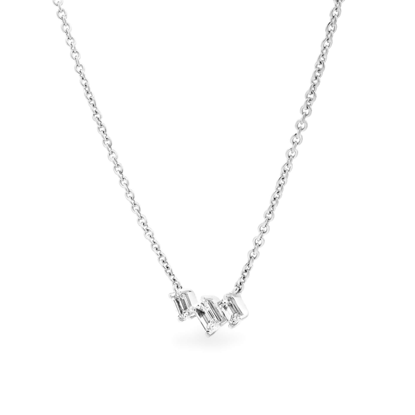 Dây liền mặt kim cương viên vàng 14K Jena A121 TD