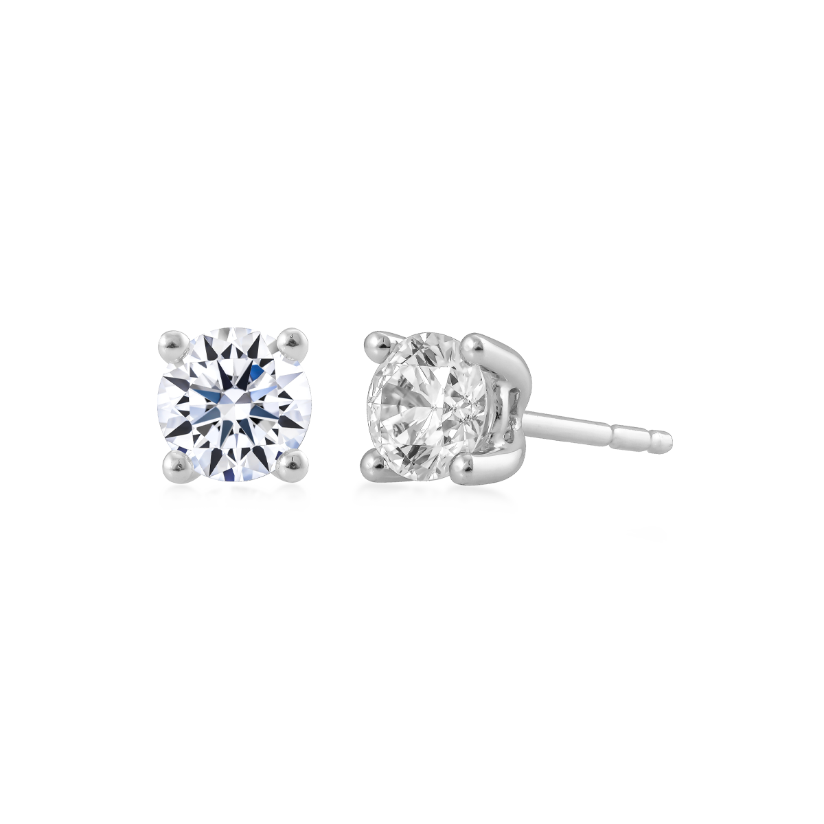 Ổ Bông đính đá CZ vàng 14K Plainly N 3C