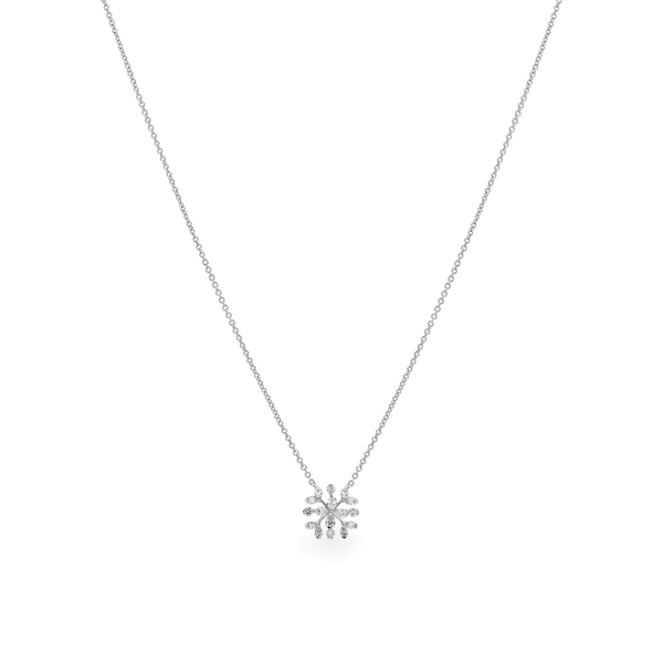 Dây liền mặt kim cương viên vàng 14K Jena A099 TD