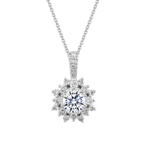 Mặt kim cương viên vàng 14K Camomile N GIA 3C GVPD0043817M