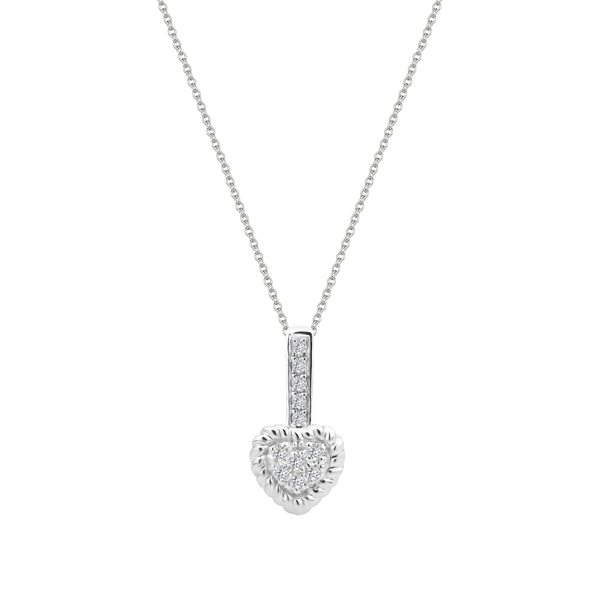Mặt kim cương viên vàng 14K Jena A137 TD