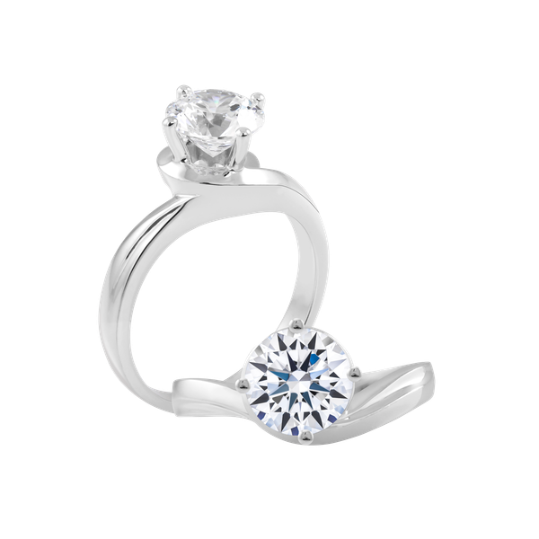 Nhẫn nữ đính đá CZ vàng 10K Alviss 1.5CT