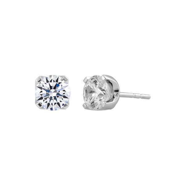 Ổ Bông đính đá CZ vàng 14K Mineral 3C