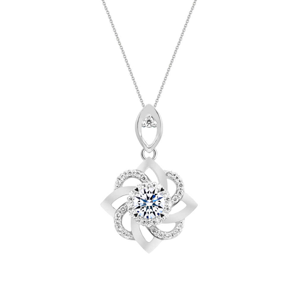 Mặt đính đá CZ vàng 18K Belivere 3C