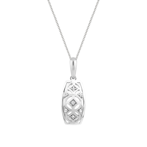 Mặt đính đá CZ vàng 18K Fulvous