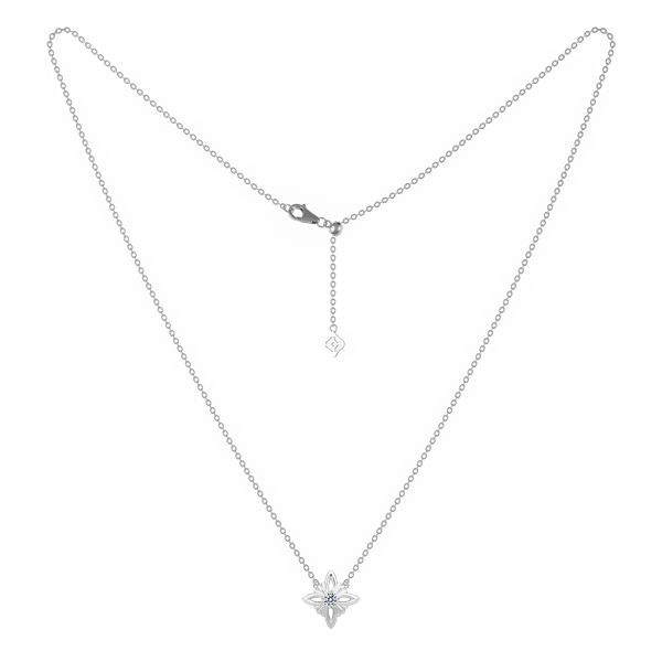 Dây liền mặt kim cương vàng 14K Florina 10p