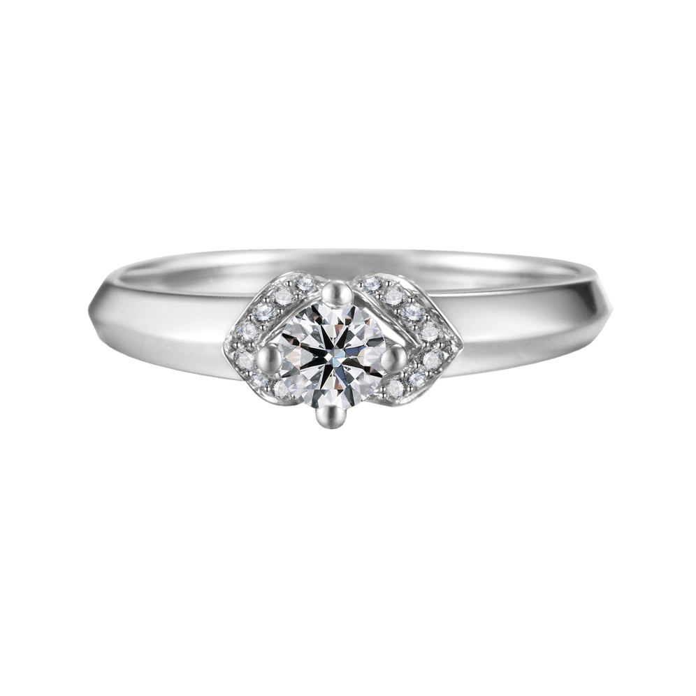 Nhẫn nữ kim cương tấm vàng 14K Marier N 3C GVRG0202856