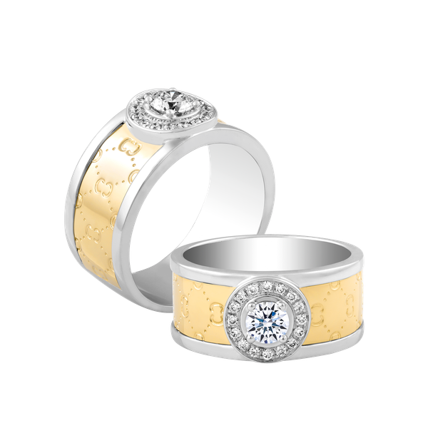 Nhẫn nam đính đá CZ vàng 10K Barier N 3C WY GVRG0224200