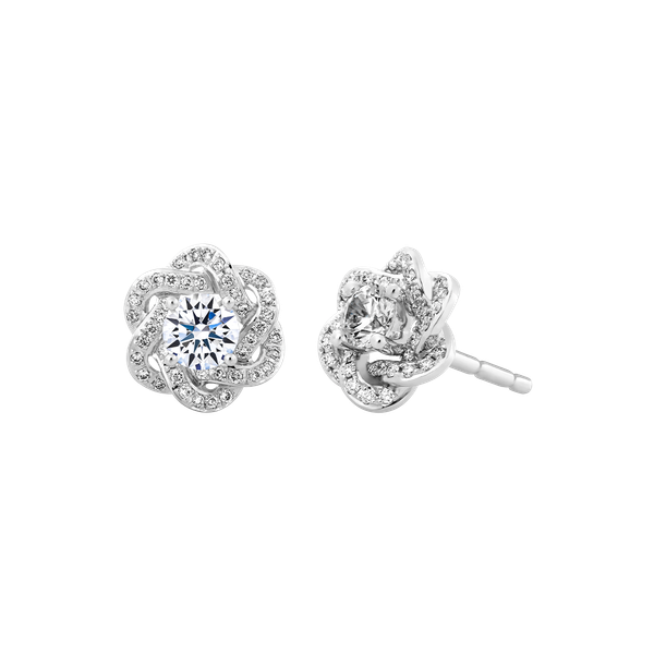 Ổ Bông kim cương tấm vàng 14K Chummy N 3C