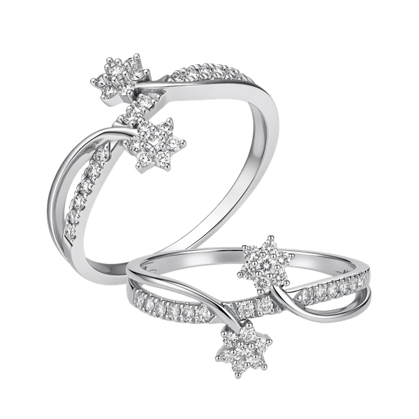 Nhẫn nữ kim cương viên vàng 14K Jadified TD