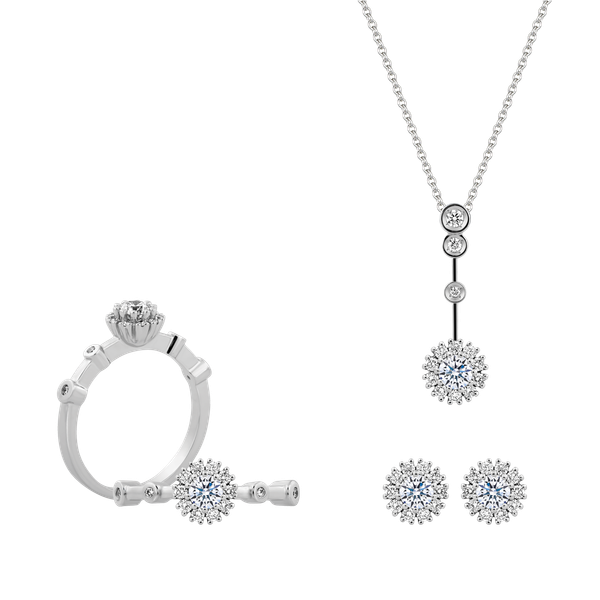 Bộ Trang Sức Peony N H&A 2C