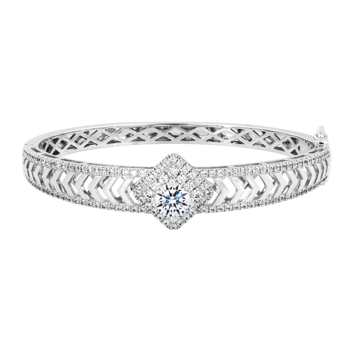 Vòng đeo tay kim cương tấm vàng 14K Mirabel S 1CT