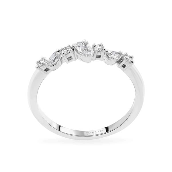 Nhẫn nữ kim cương viên vàng 14K Jena A226 TD