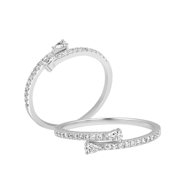 Nhẫn nữ kim cương viên vàng 14K Afford TD