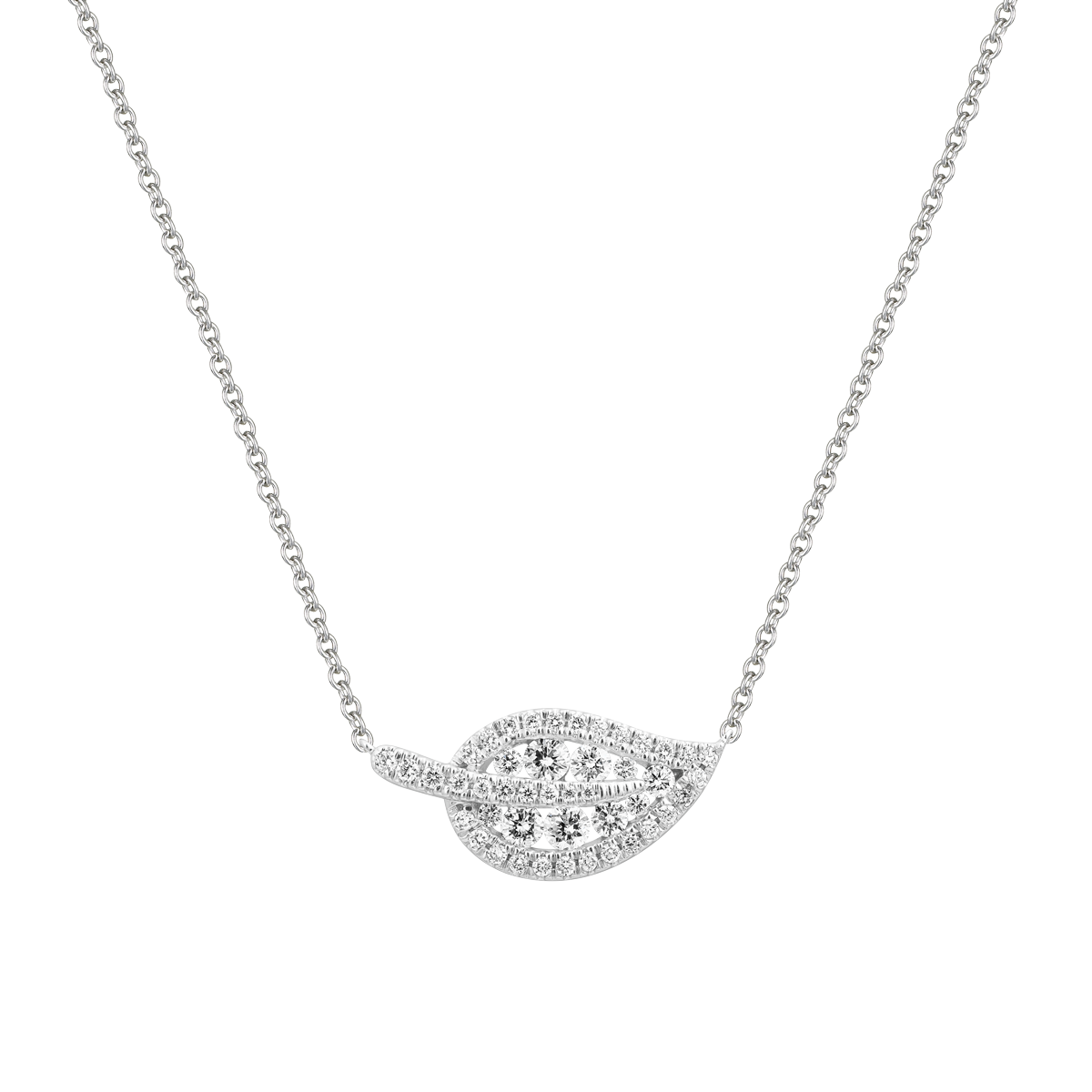 Dây liền mặt kim cương viên vàng 14K Jeny A006 TD