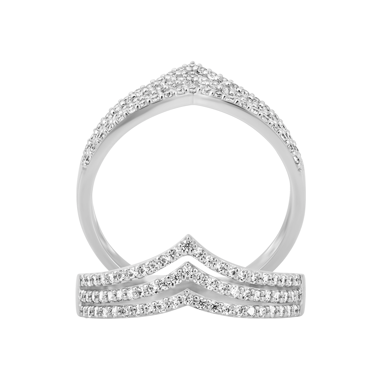 Nhẫn nữ kim cương viên vàng 14K Energize